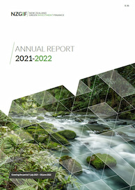 NZGIF Annual Report 2021 22 cover image TN
