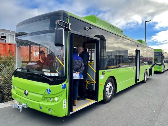 Go Bus E Buses in Christchurch 1