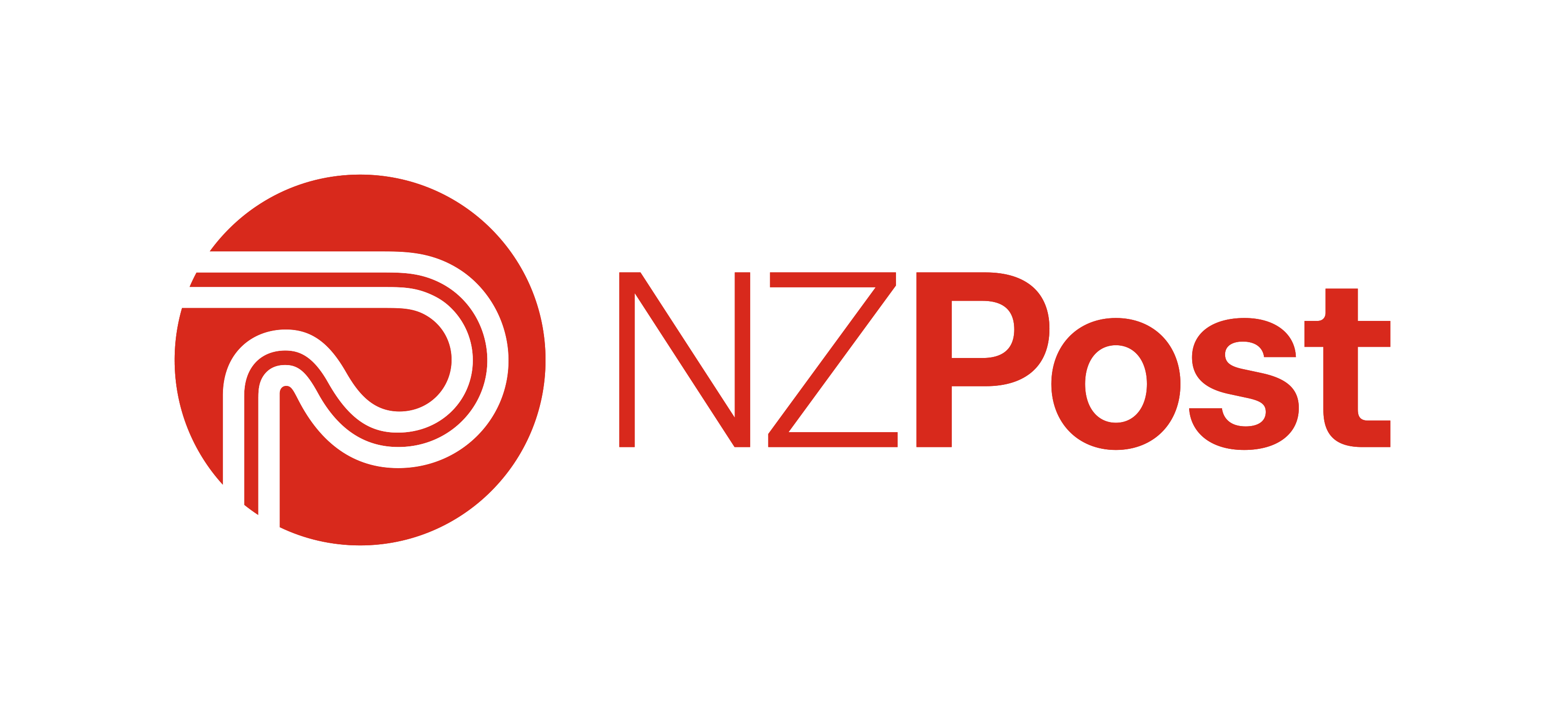 NZ Post Logo Horizontal Red RBG